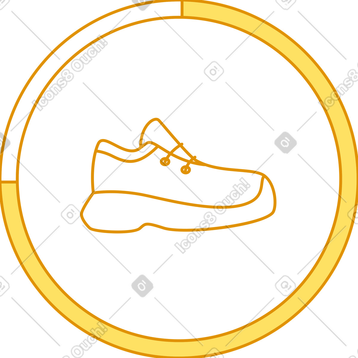 Ilustración Zapatillas en estilo Rainbow a descargar en PNG y SVG