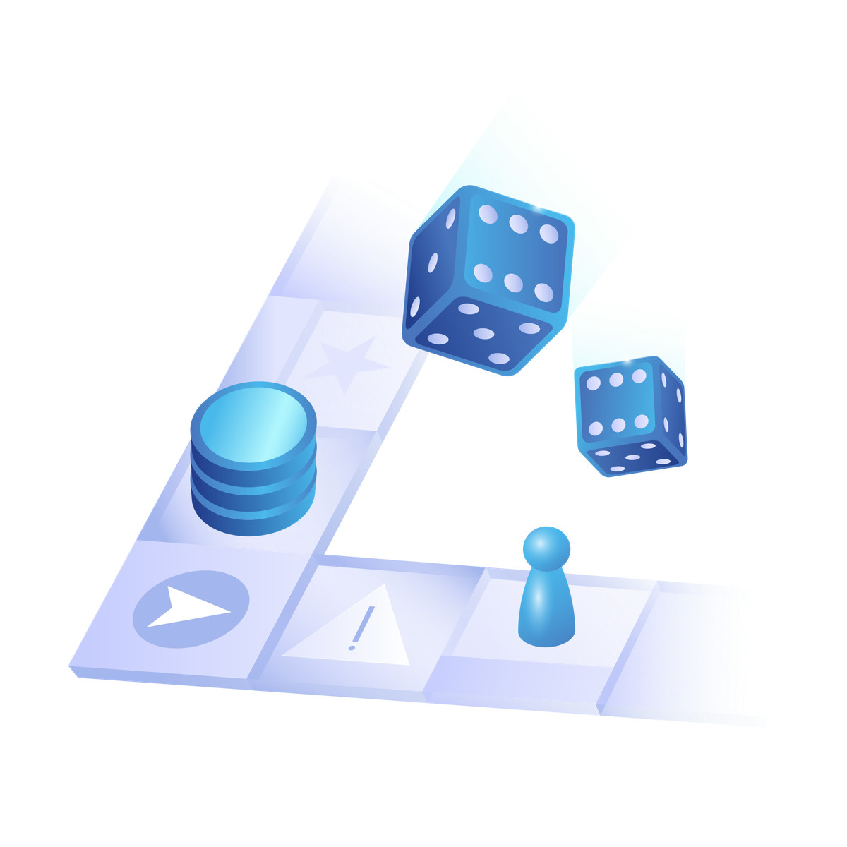 Иллюстрация Financial monopoly. strategy, risk, development, and balance sheet. Risk management в стиле Quantum — скачать в форматах PNG, SVG