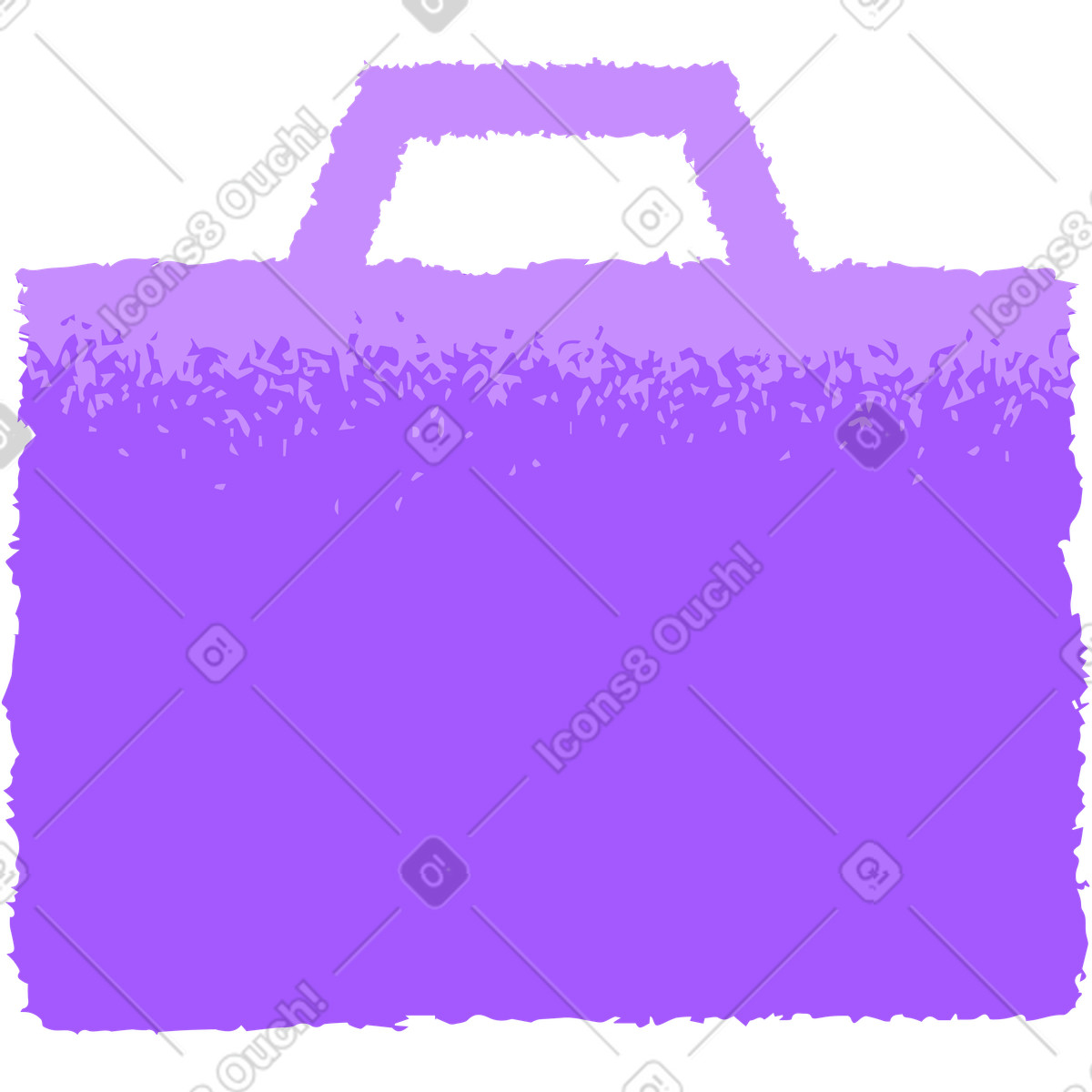 Sacchetto illustrazione in stile Mirage scarica in PNG, SVG