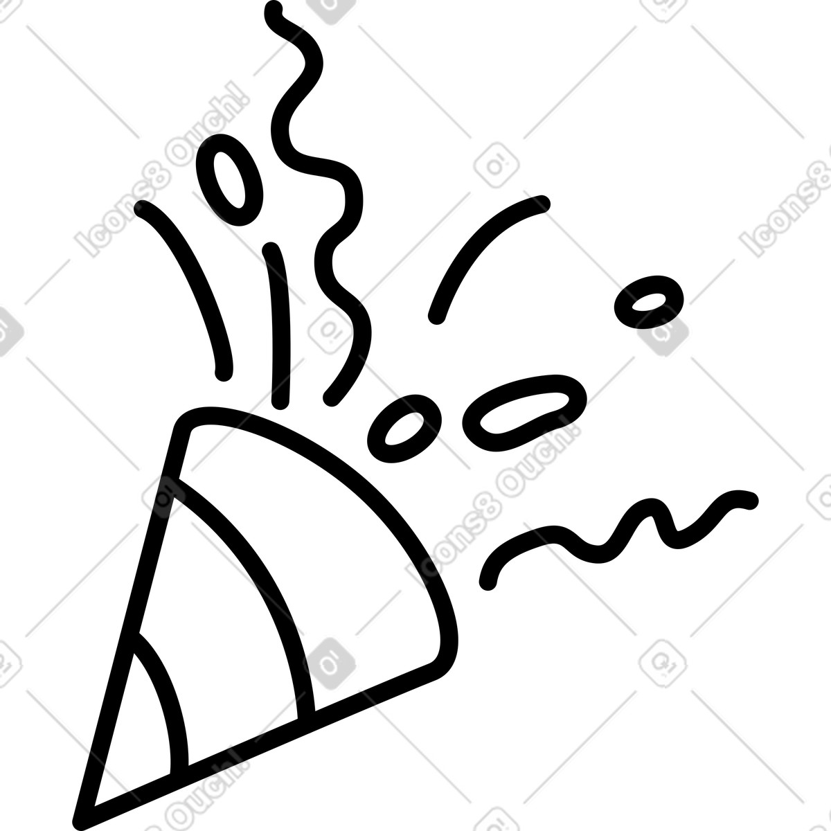Ilustración Aguafiestas en estilo Rocky a descargar en PNG y SVG