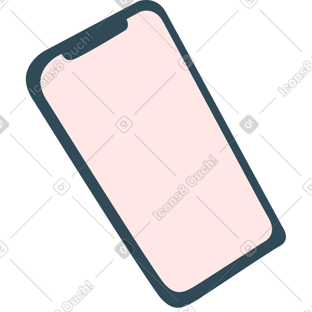 Telefon-Illustration im Kingdom-Stil als Download in PNG, SVG