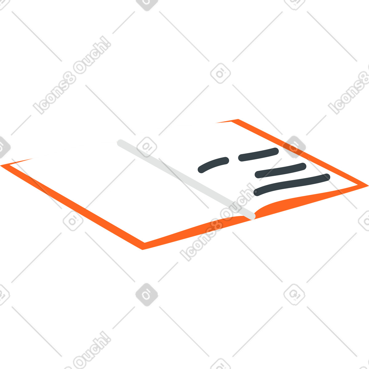 Ilustração de Caderno em no estilo Active para baixar em PNG, SVG