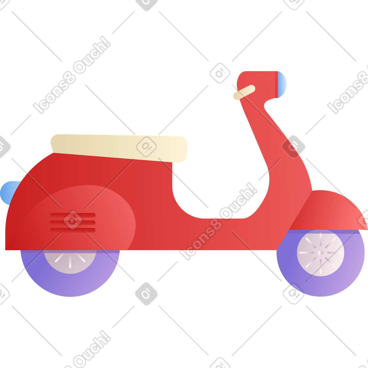Roller-Illustration im Silky-Stil als Download in PNG, SVG