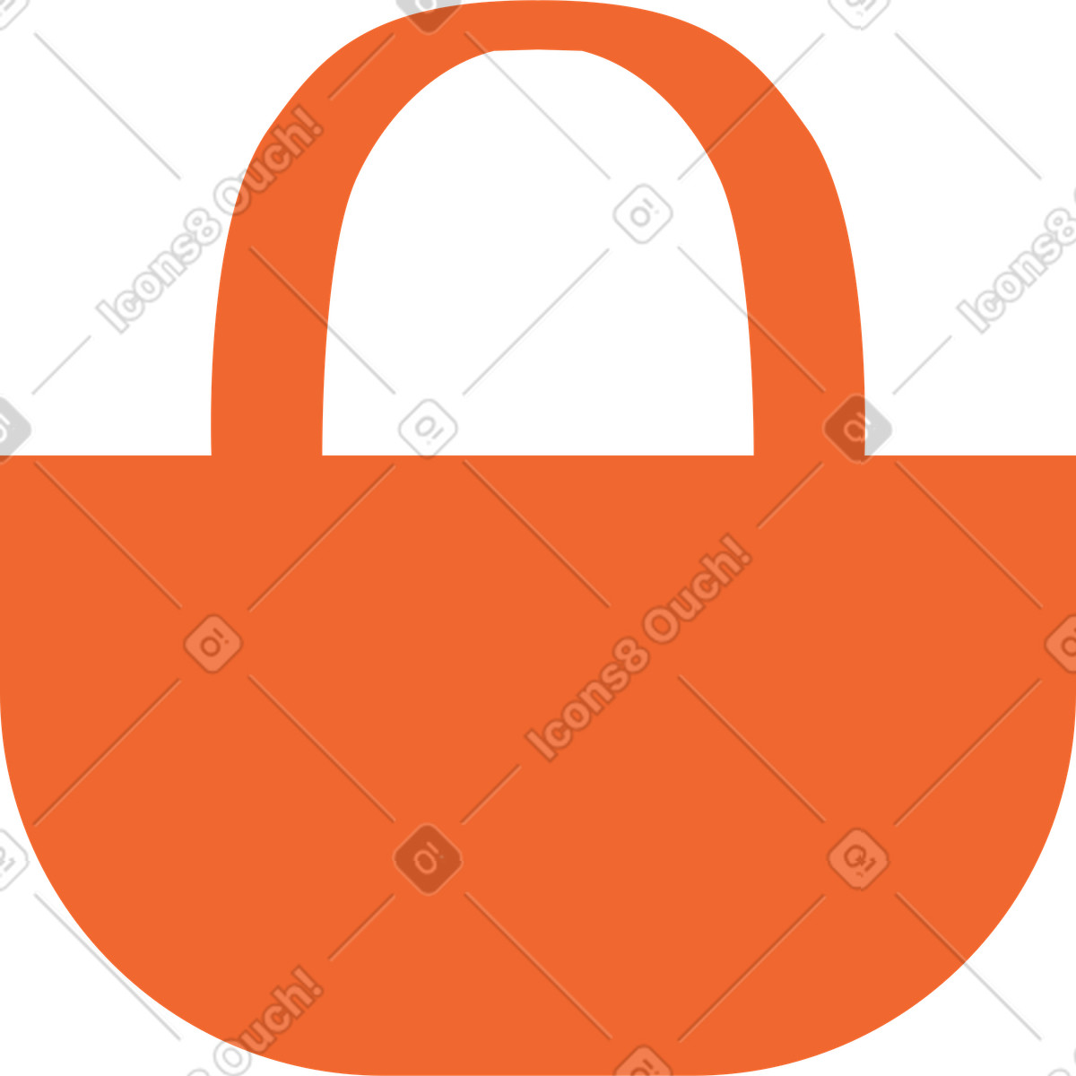 Ilustración Cesta en estilo Woof a descargar en PNG y SVG