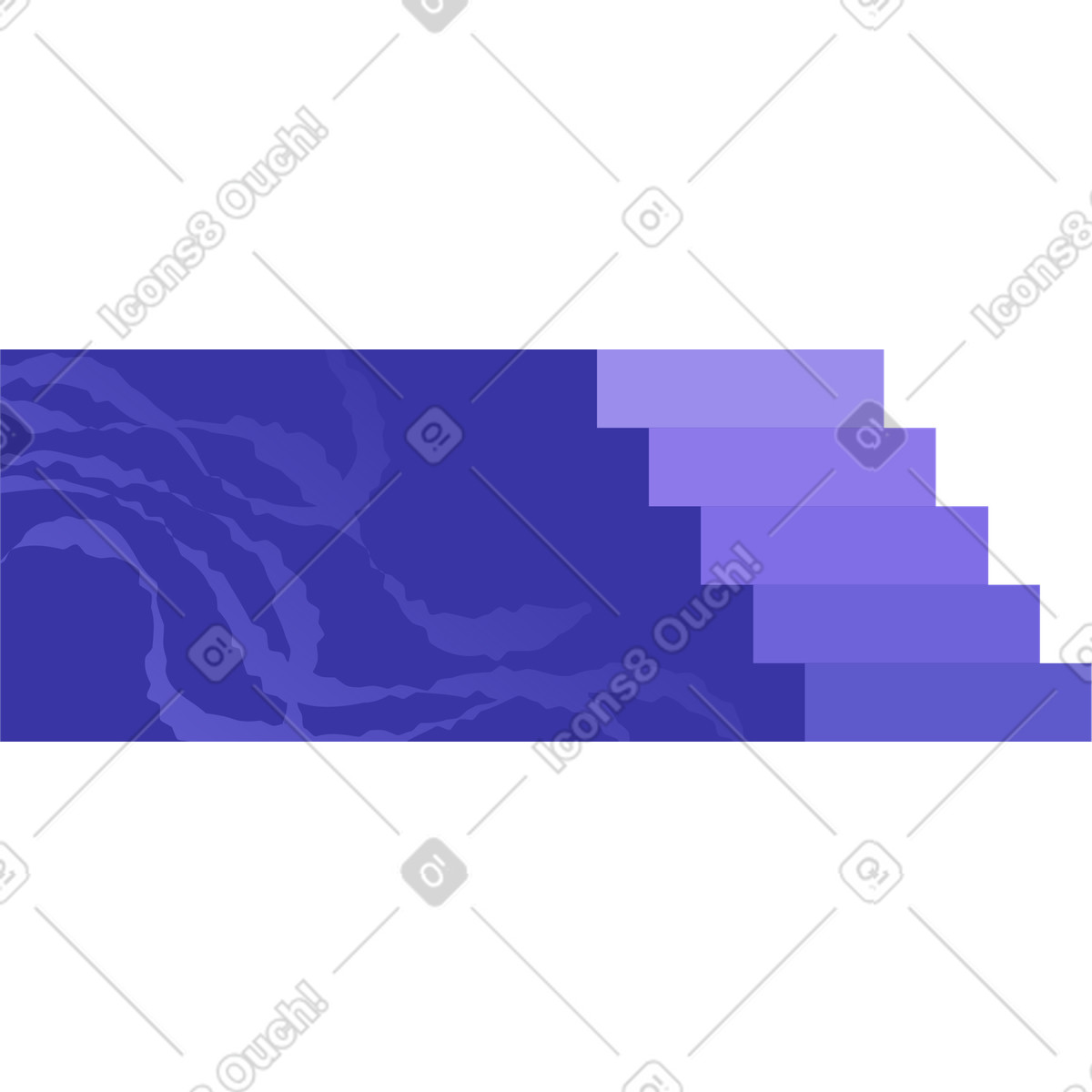 Le scale illustrazione in stile Bright scarica in PNG, SVG