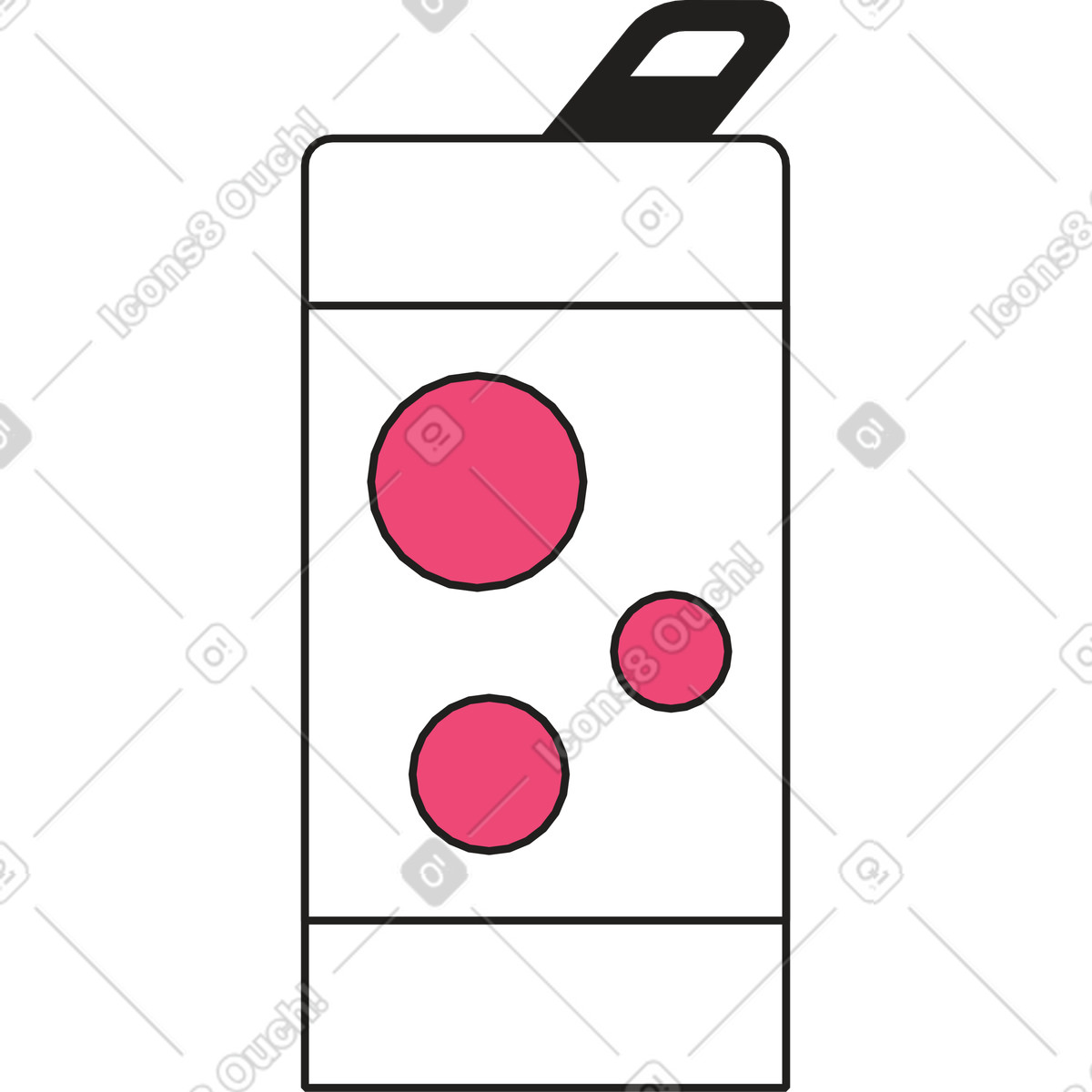下载 Dazzle Line 风格的 气泡柱 插画，支持 PNG、SVG 格式
