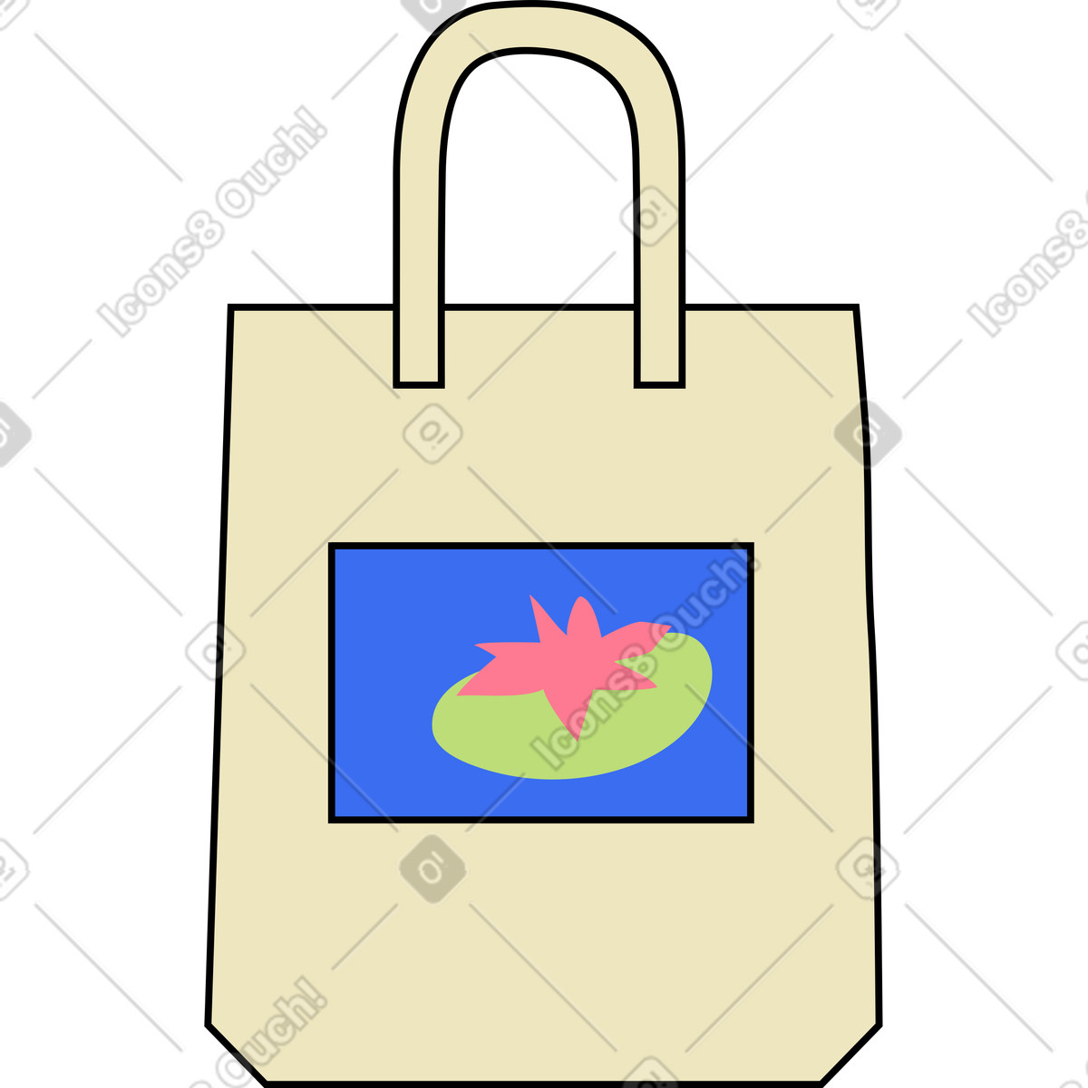 Illustration Acheteur avec une photo dans le style Kindy à télécharger aux formats PNG, SVG