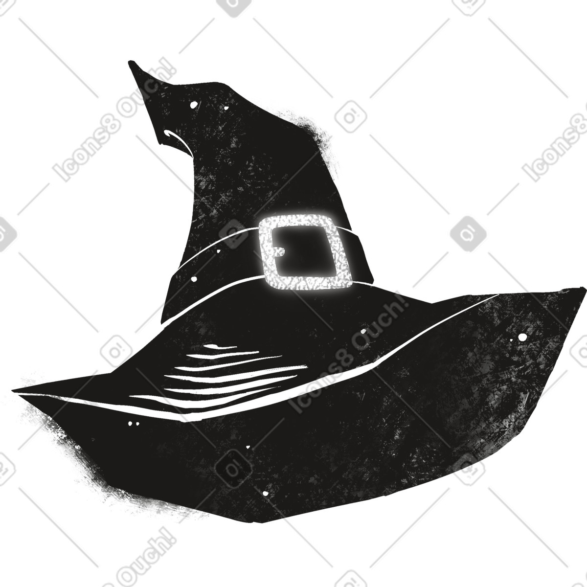Ilustração de Witch hat em no estilo Mystery para baixar em PNG, SVG