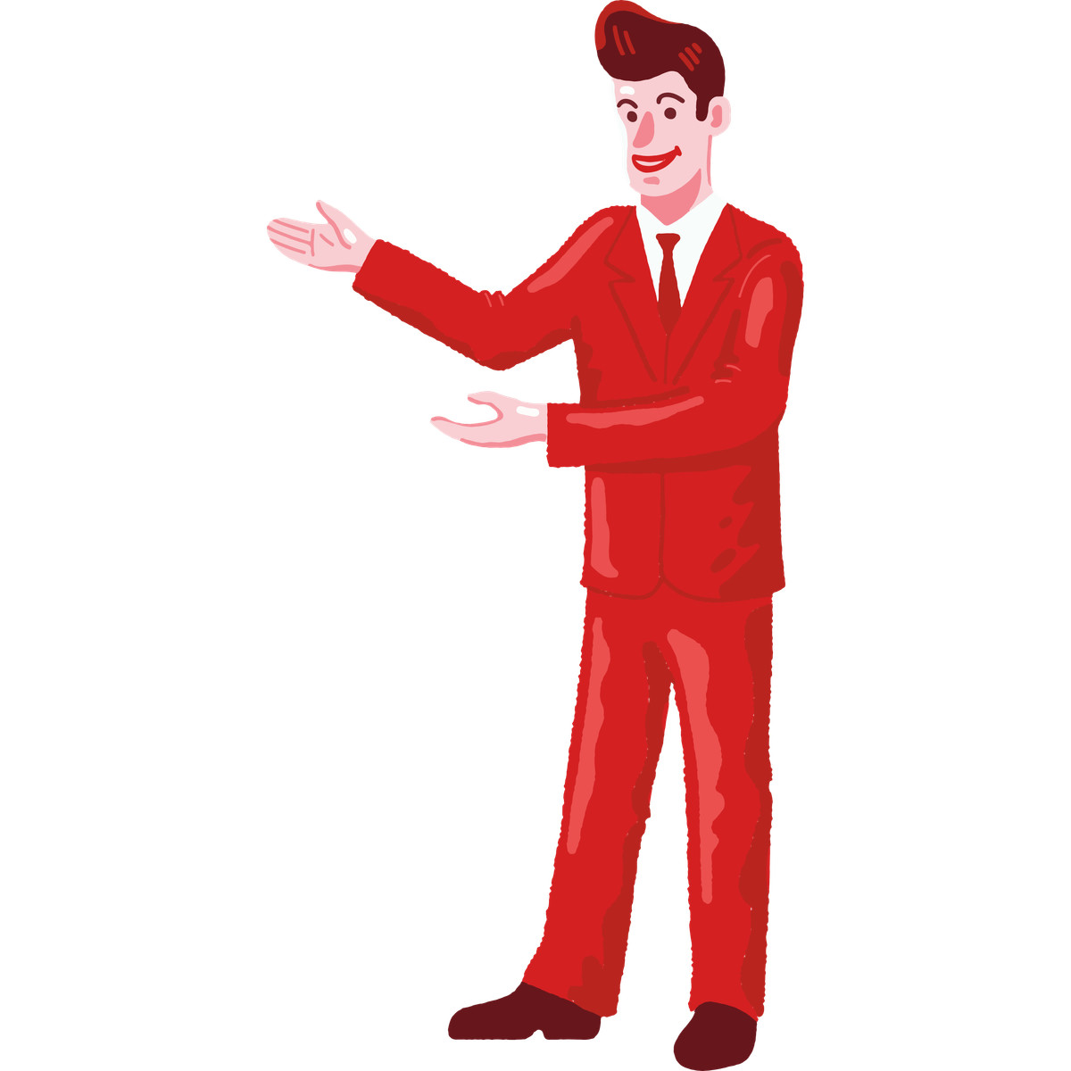 Venditore illustrazione in stile Cherry scarica in PNG, SVG