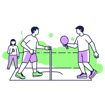 Two players are positioned on a pickleball court, facing each other with intense expressions. One player, dressed in a light-colored athletic shirt and shorts, holds a paddle firmly in their right hand, preparing to serve. The other player, wearing a darker athletic outfit, stands ready in a defensive stance with their paddle held up. The net stretches across the middle of the court, while the lines marking the court boundaries are clearly visible. A few spectators can be seen in the background, watching the match with interest. The atmosphere conveys the seriousness of competition, showcasing the players' focus and determination.