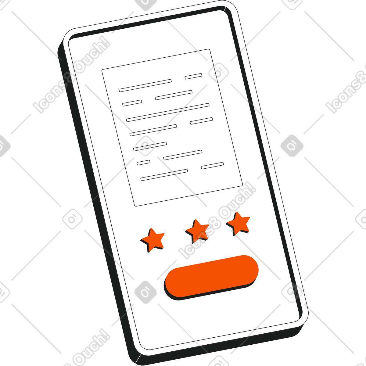 Telefon-Illustration im Strict-Stil als Download in PNG, SVG