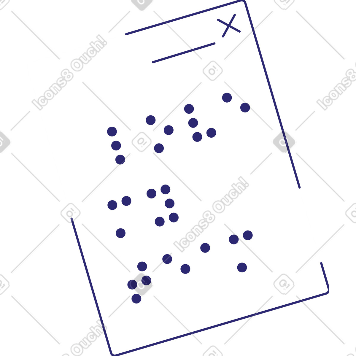 Window with braille text illustration in Cut style download in PNG, SVG