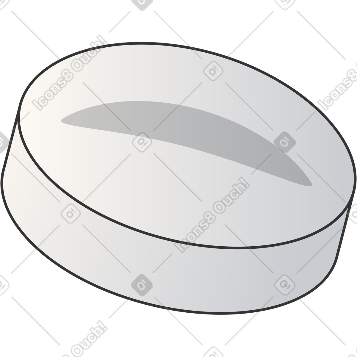 Ilustração de Comprimido em no estilo Kit para baixar em PNG, SVG
