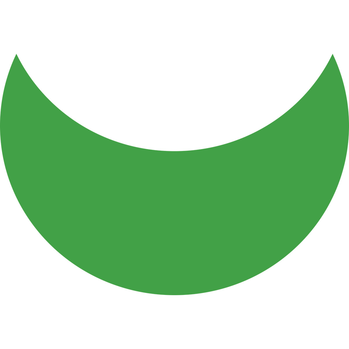 Illustration Crescent green dans le style Fogg à télécharger aux formats PNG, SVG