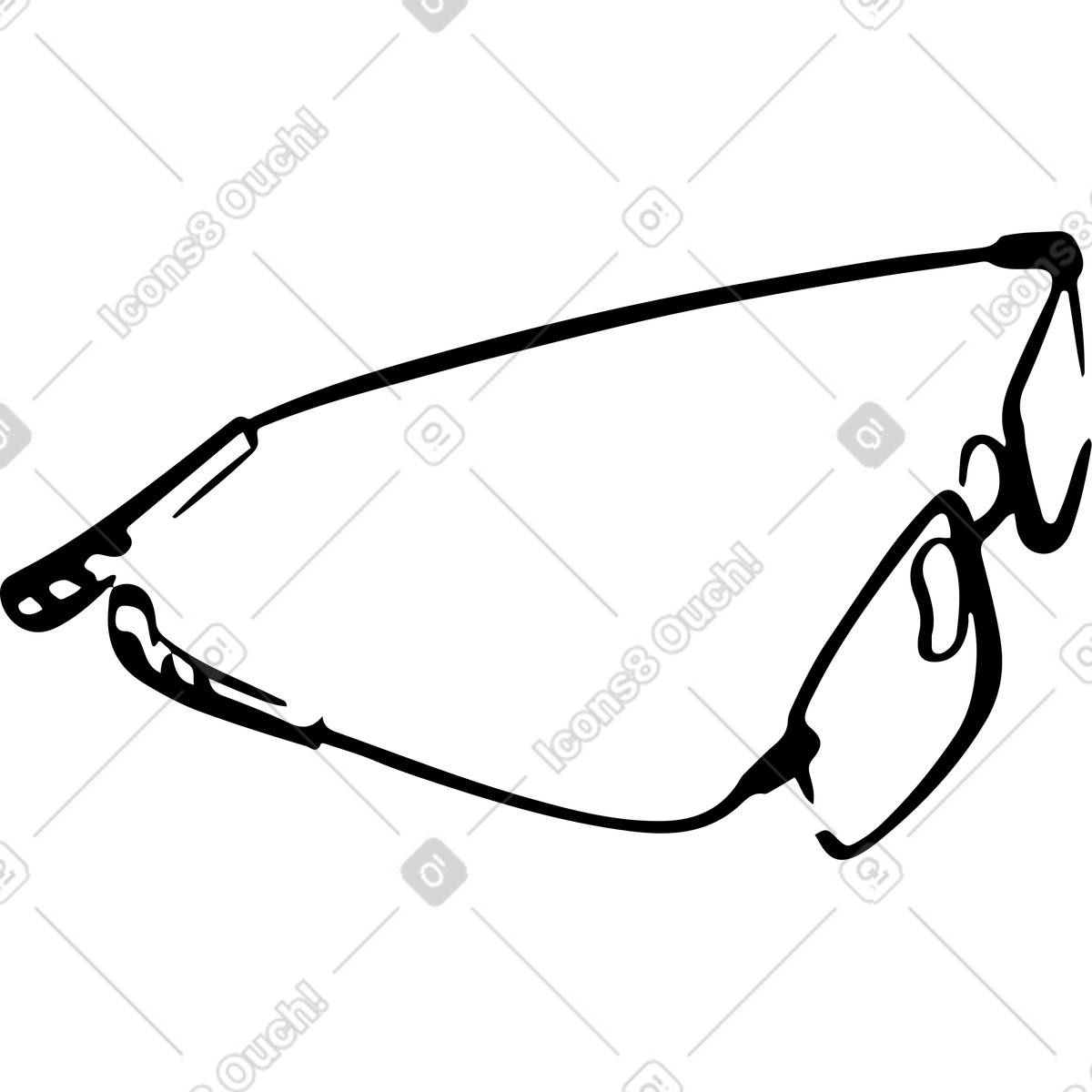 Illustration Des lunettes dans le style Line à télécharger aux formats PNG, SVG