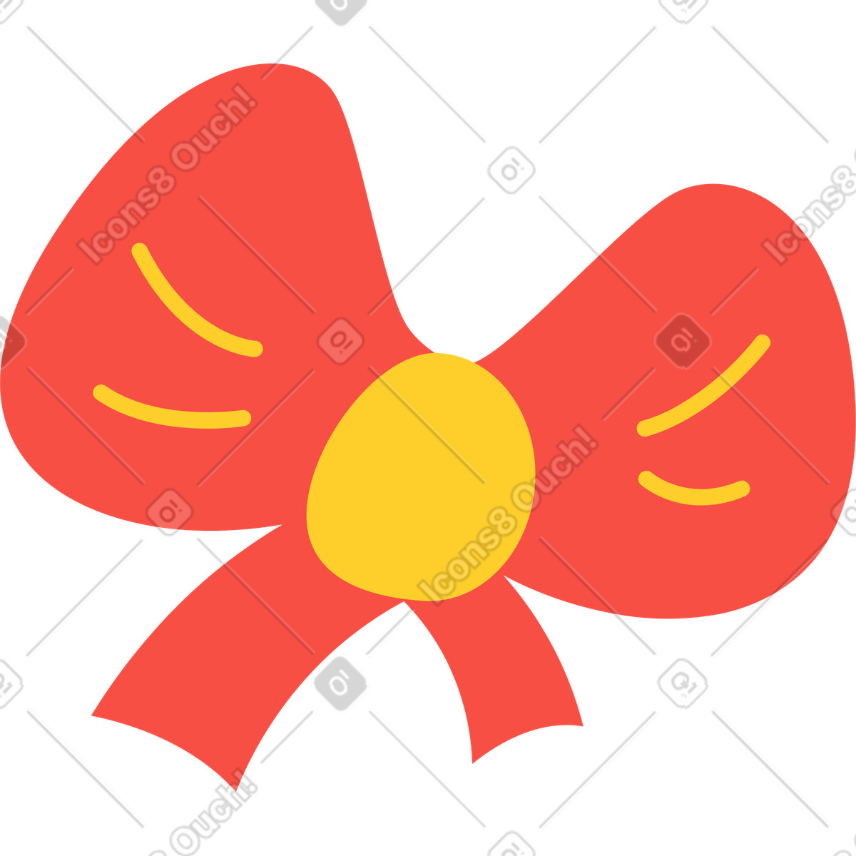 Ilustración Arco rojo en estilo Sammy a descargar en PNG y SVG