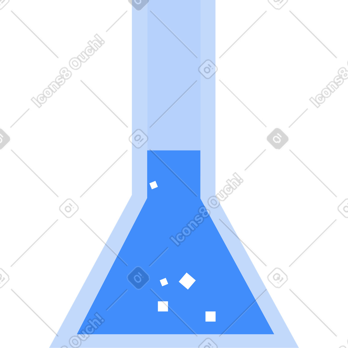 Ilustración Matraz en estilo Clip a descargar en PNG y SVG
