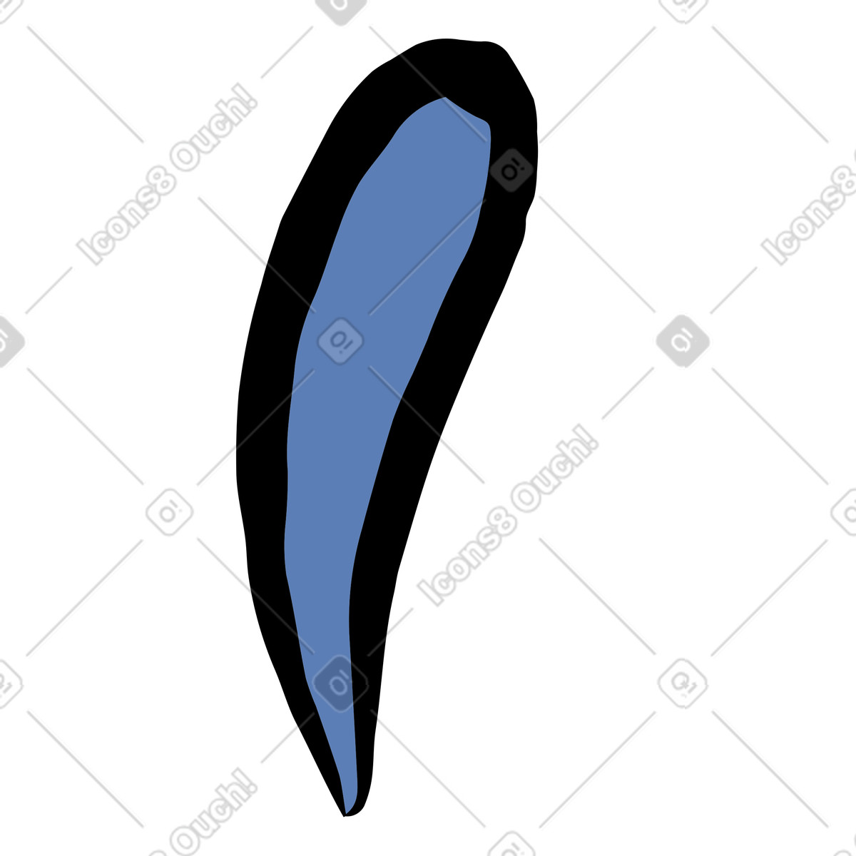 Ilustração de Derrubar em no estilo Scandi para baixar em PNG, SVG