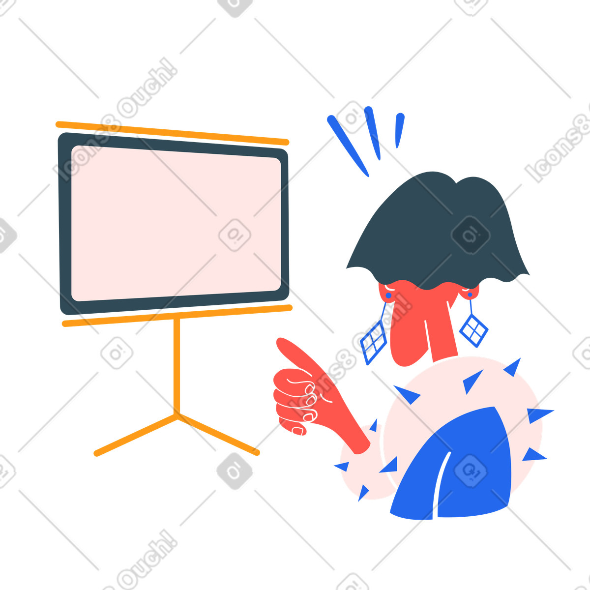 Look at our progress! illustration in PNG, SVG