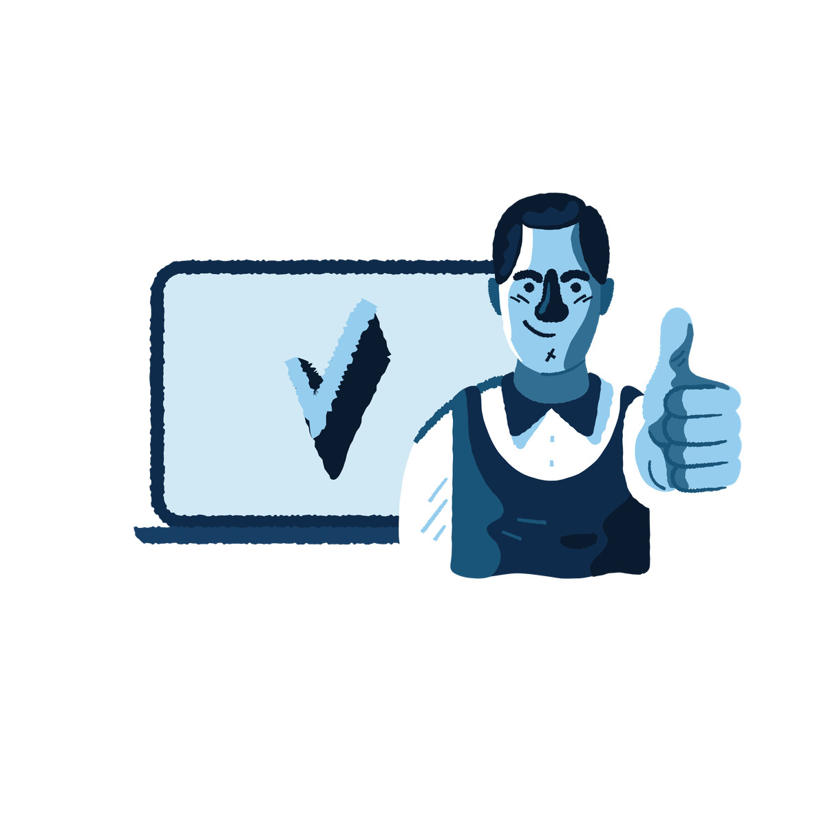 Иллюстрация Well done в стиле Cherry — скачать в форматах PNG, SVG