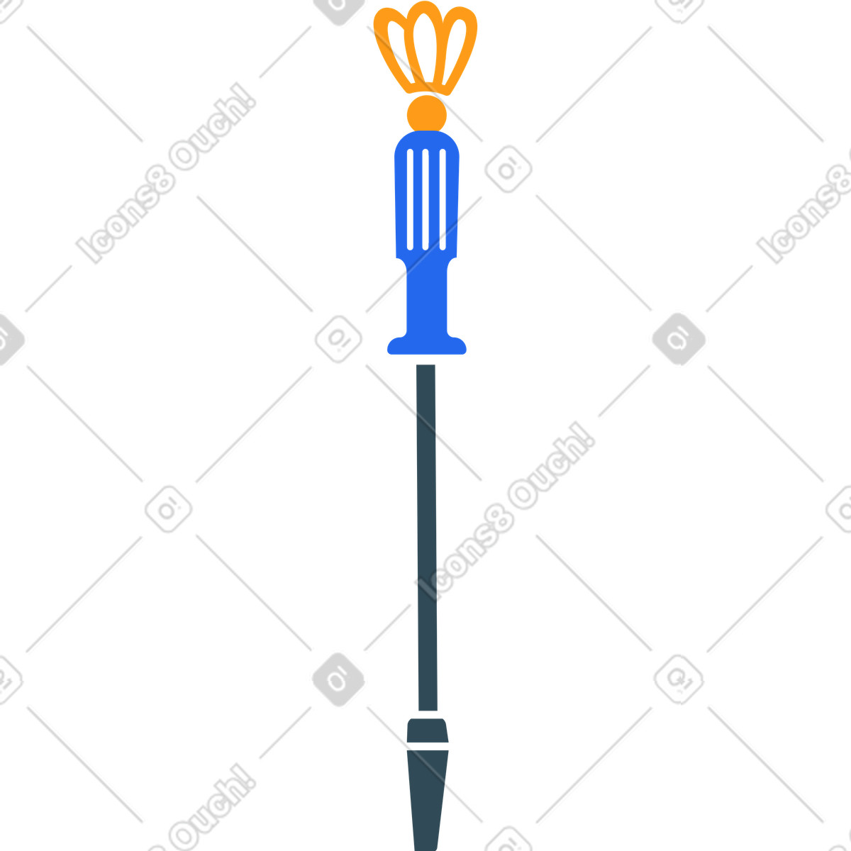 Ilustração de Chave fenda em no estilo Kingdom para baixar em PNG, SVG