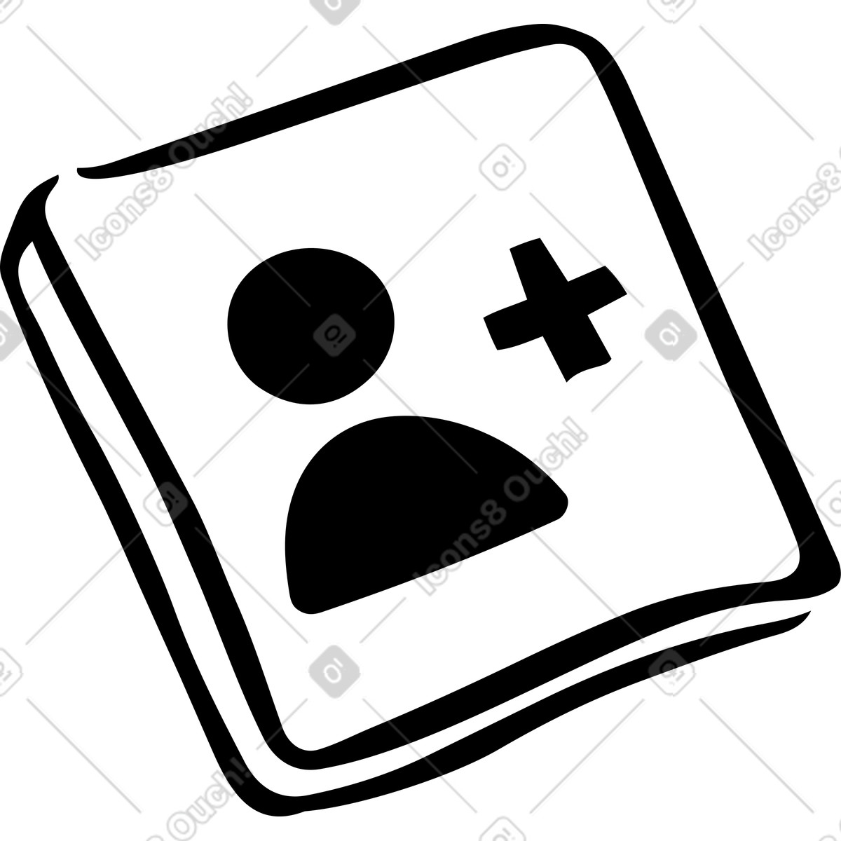 New subscriber illustration in Line style download in PNG, SVG