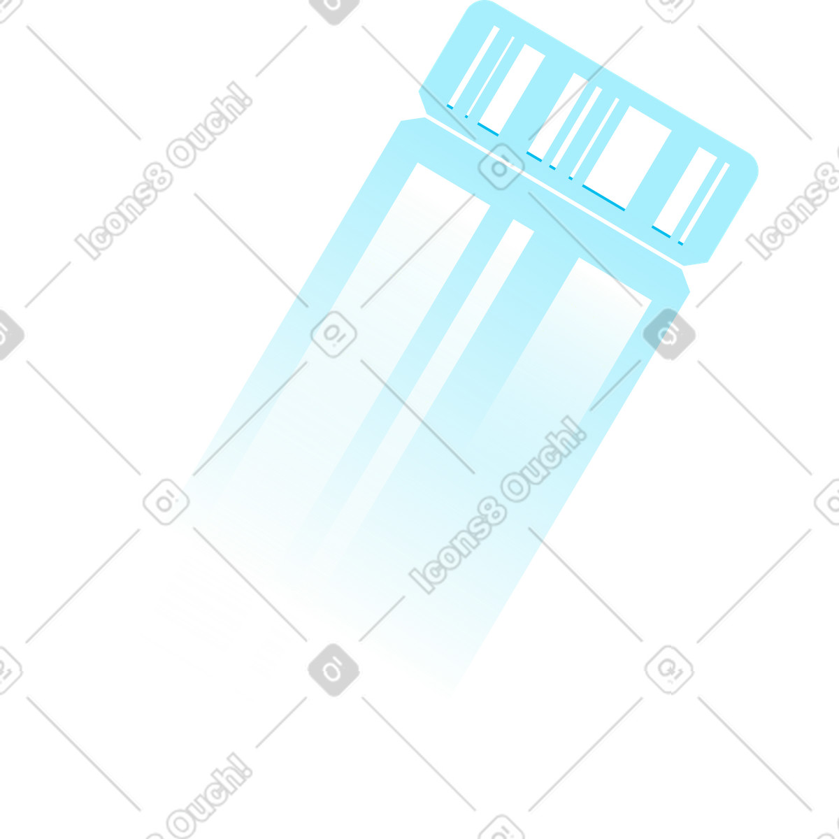 Ticket illustration in Icy style download in PNG, SVG