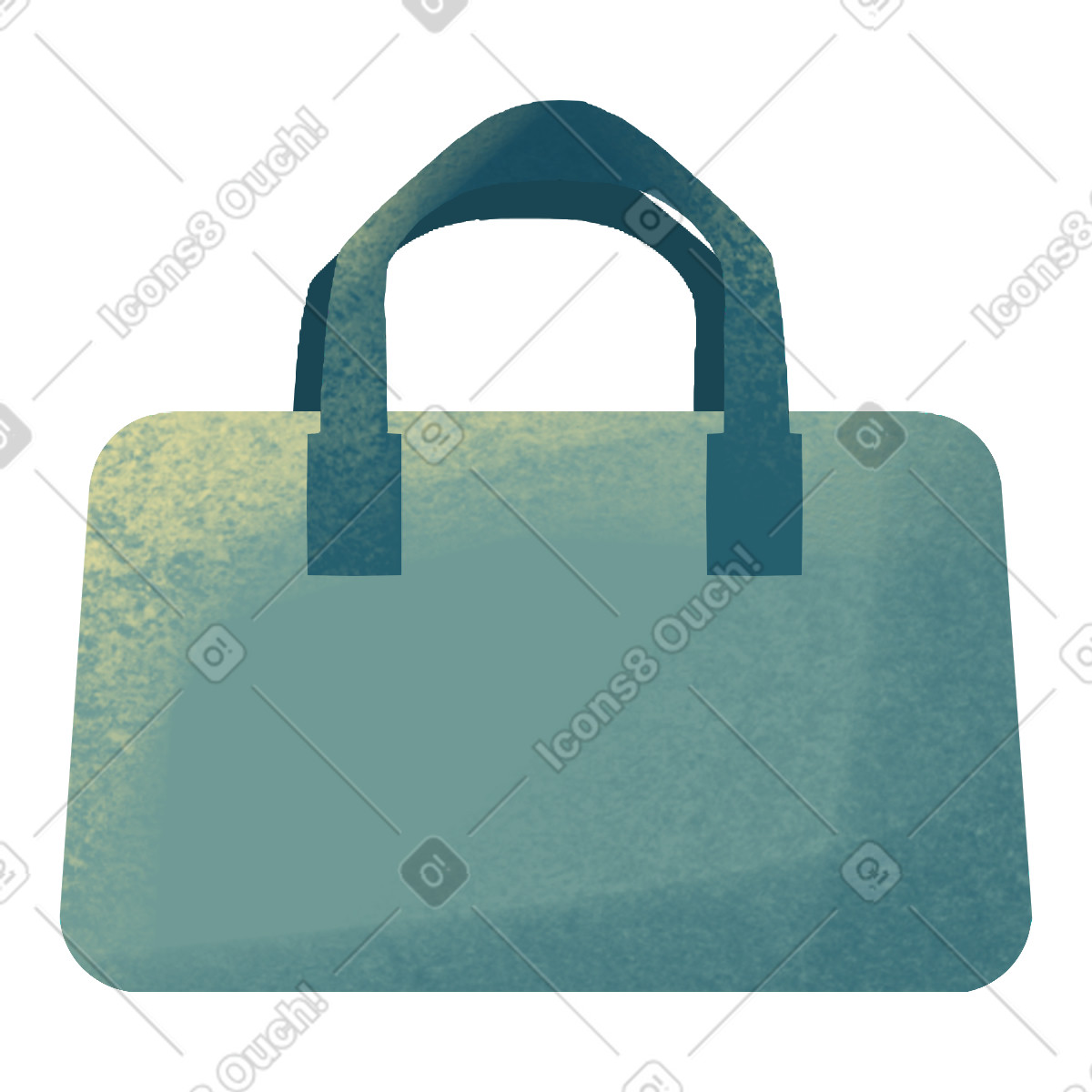 Shine 스타일의 Green travel bag 일러스트레이션 PNG, SVG 다운로드