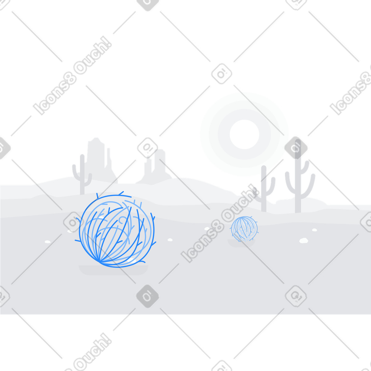 Ilustração de Página não encontrada paisagem deserta em no estilo Urban para baixar em PNG, SVG