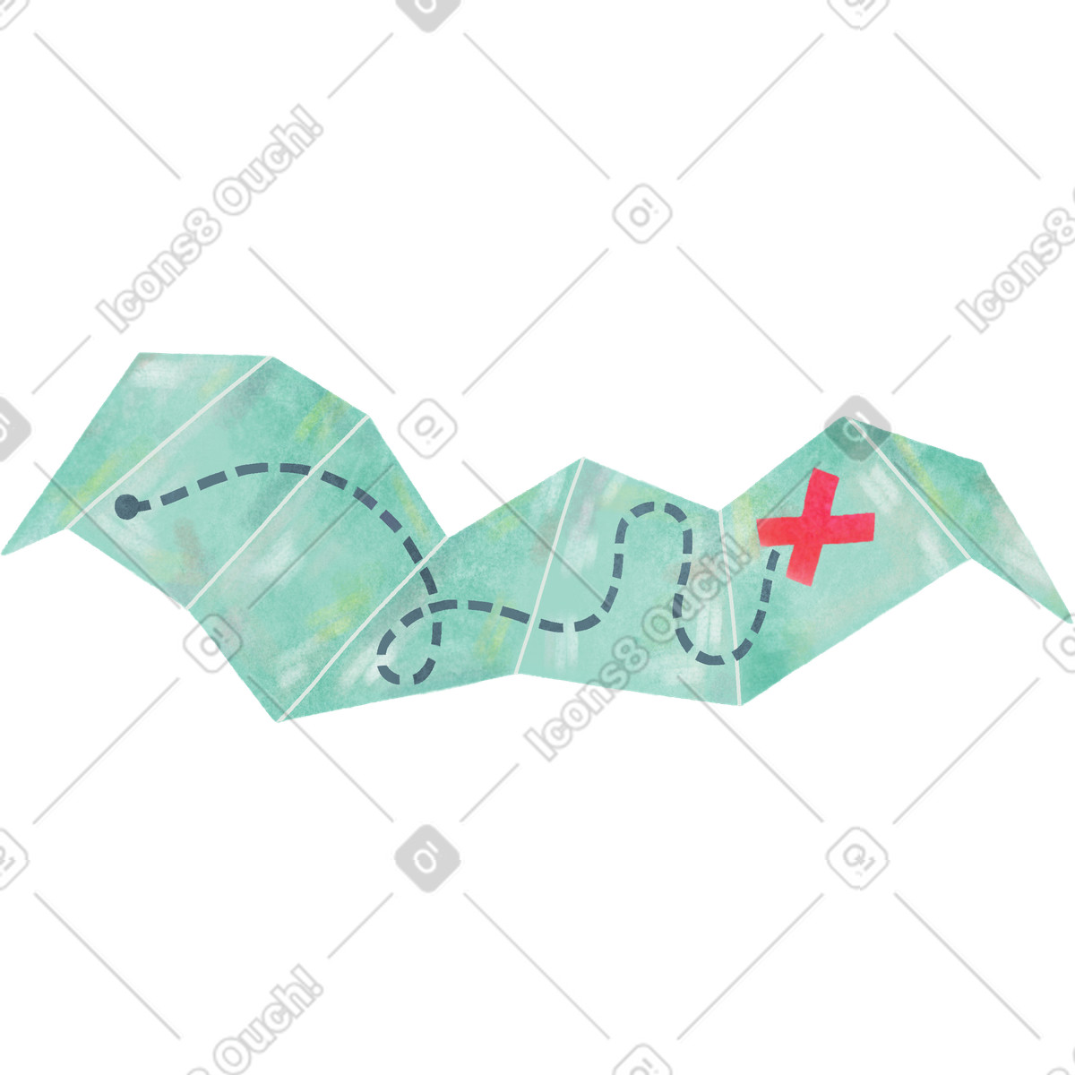 Иллюстрация Map в стиле Jungle — скачать в форматах PNG, SVG