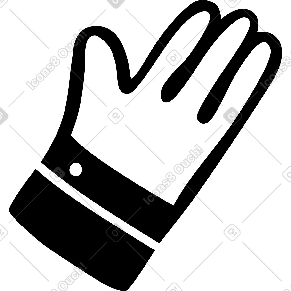 Ilustración Mano en estilo Journal a descargar en PNG y SVG