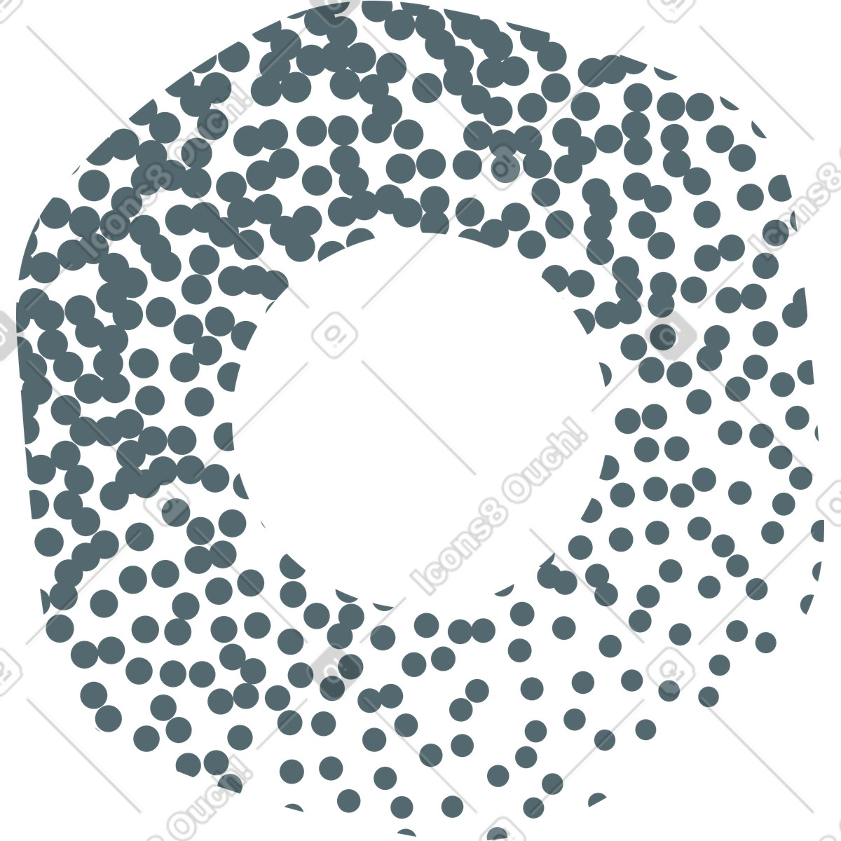 Illustration Écrou hexagonal demi-teinte dans le style Grain à télécharger aux formats PNG, SVG