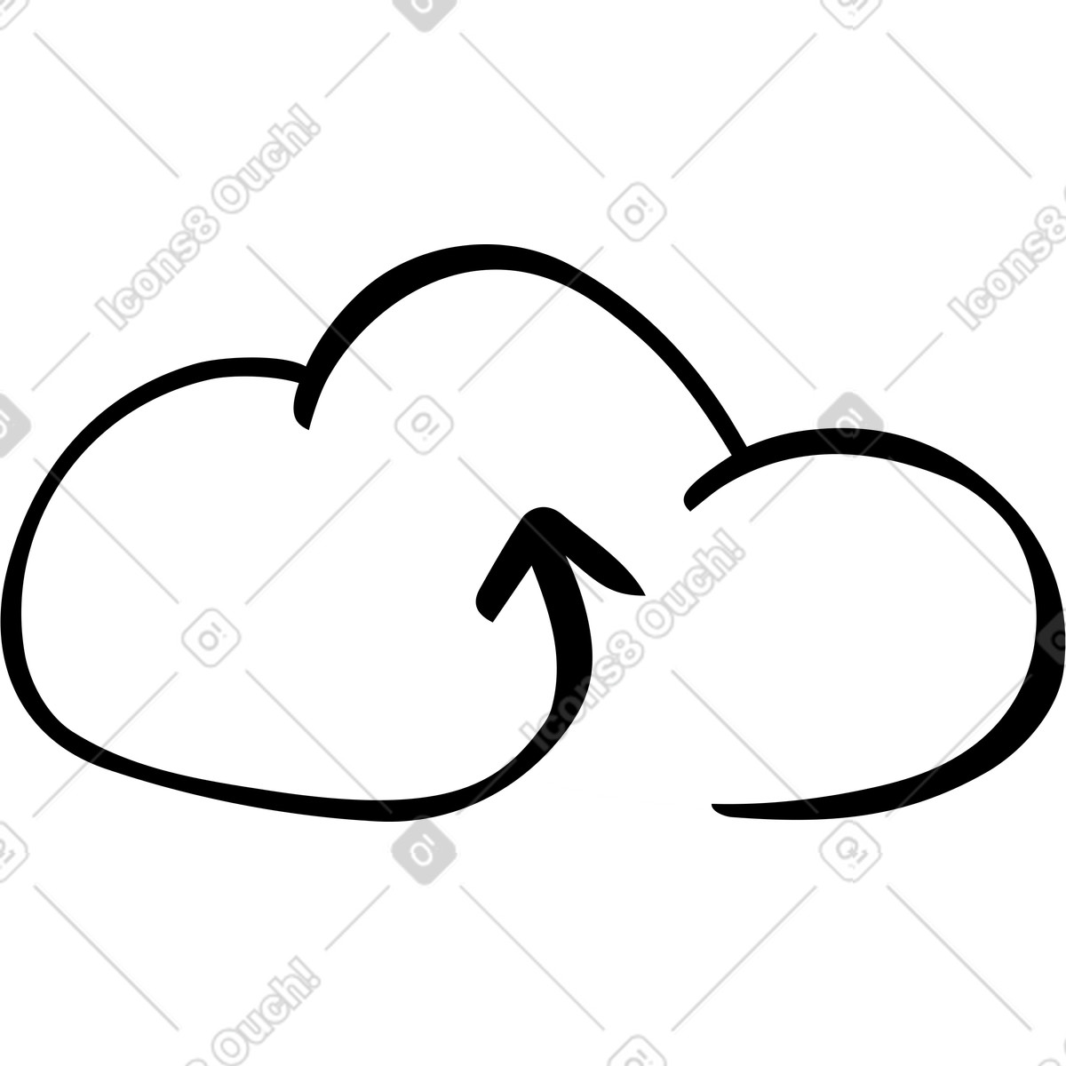 Cloud illustration featuring clipart design in vectors and graphics