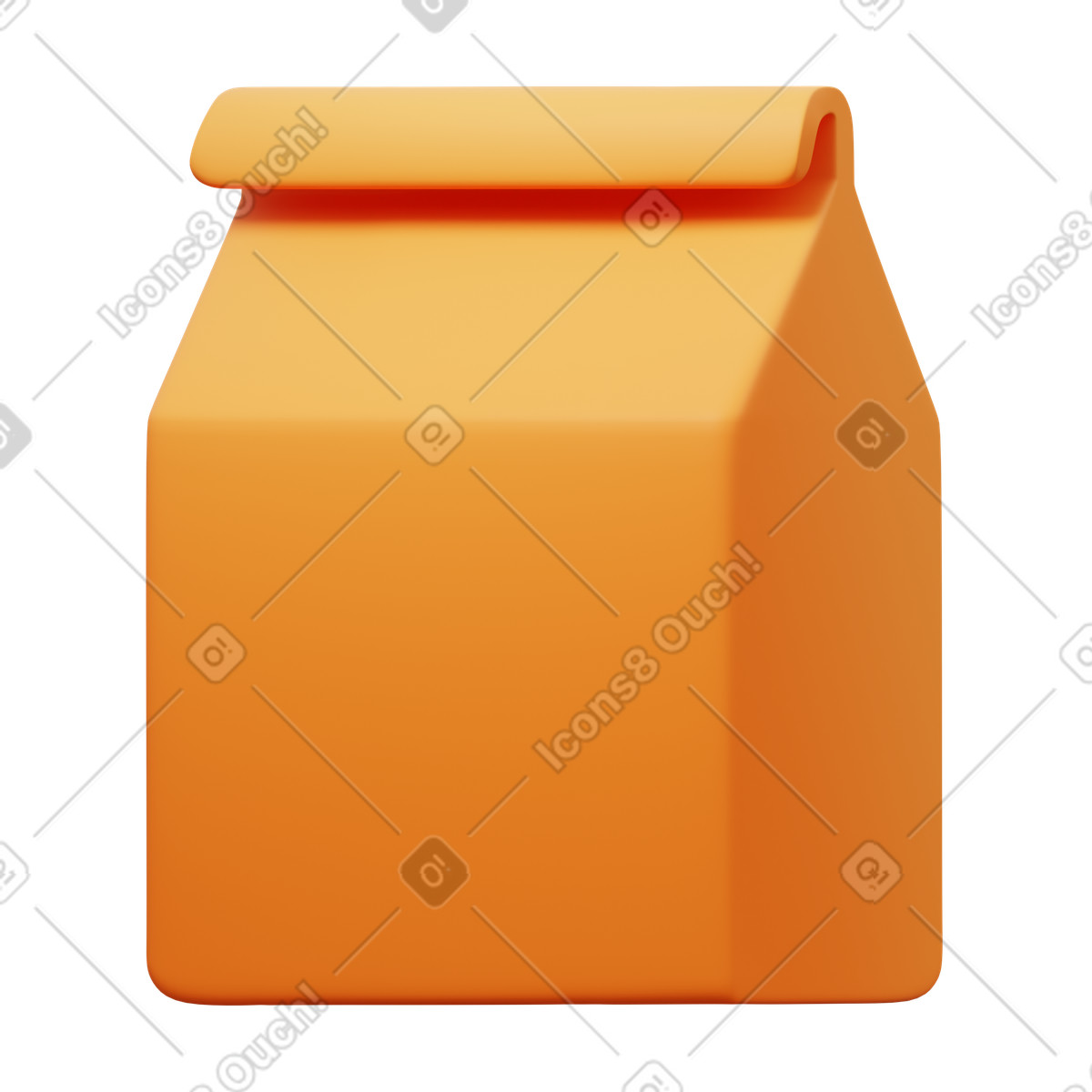 Ilustración Take away food en estilo 3D Fluency a descargar en PNG y SVG