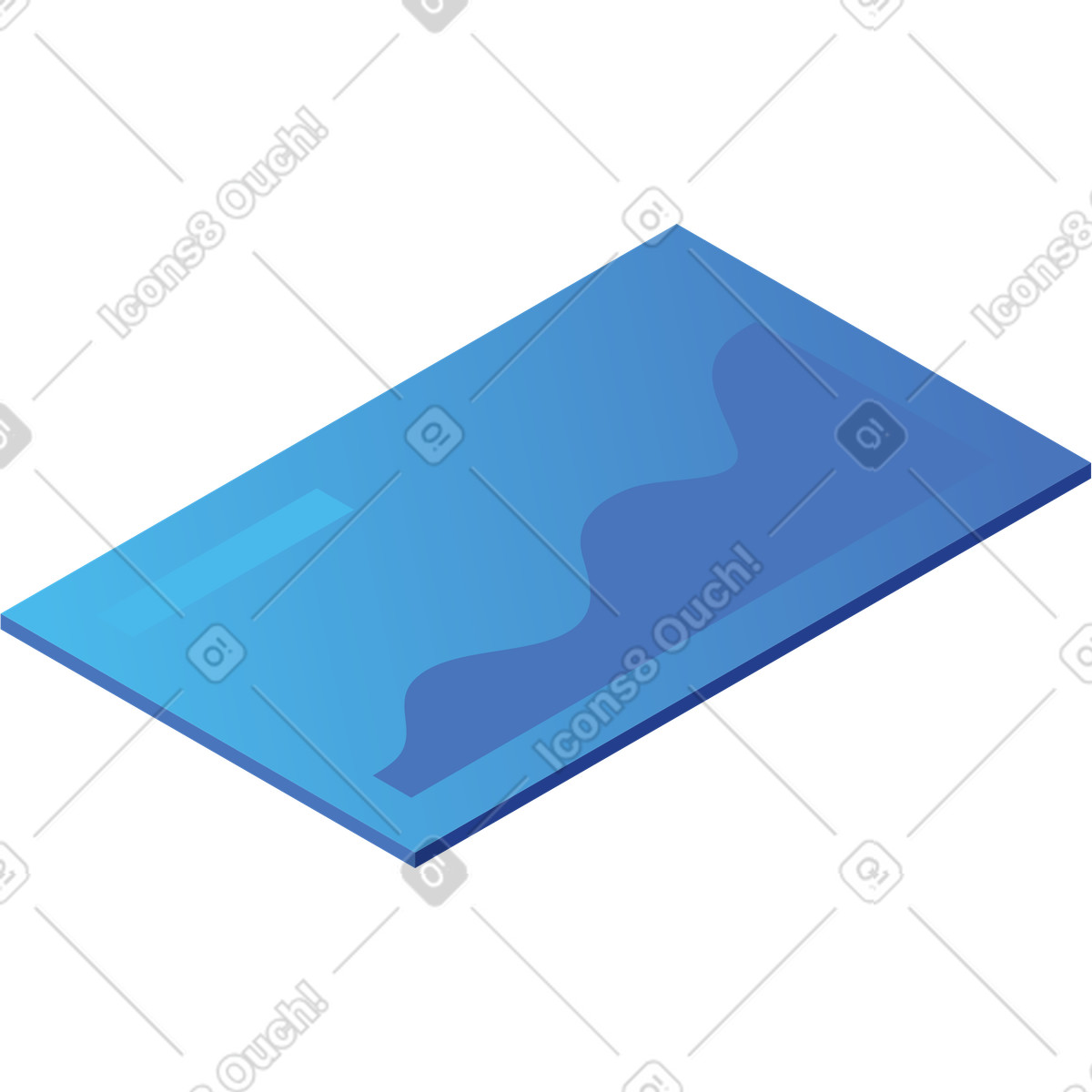 Diapositiva con grafico ad area illustrazione in stile Quantum scarica in PNG, SVG