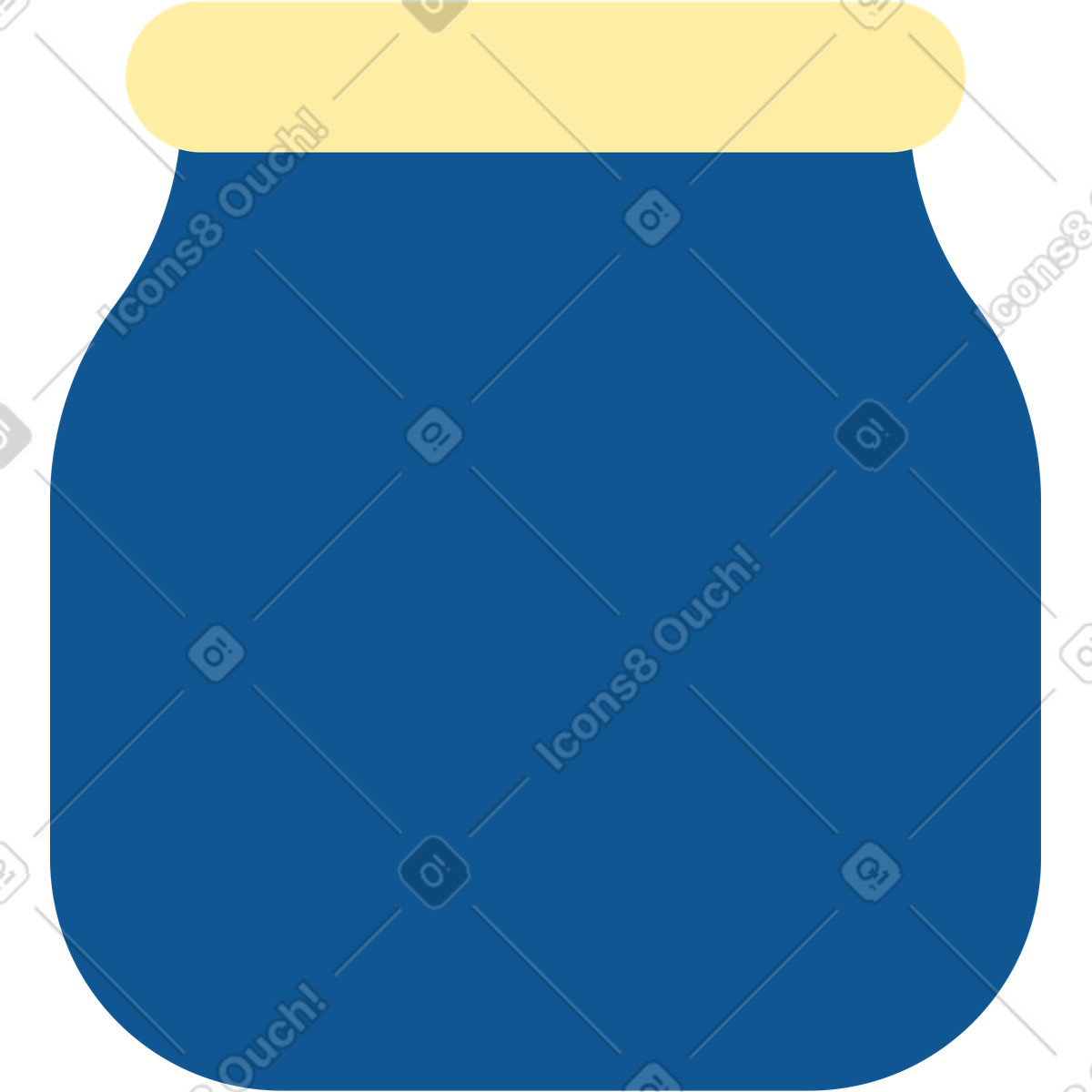 Ilustração de Jarra em no estilo Polar para baixar em PNG, SVG