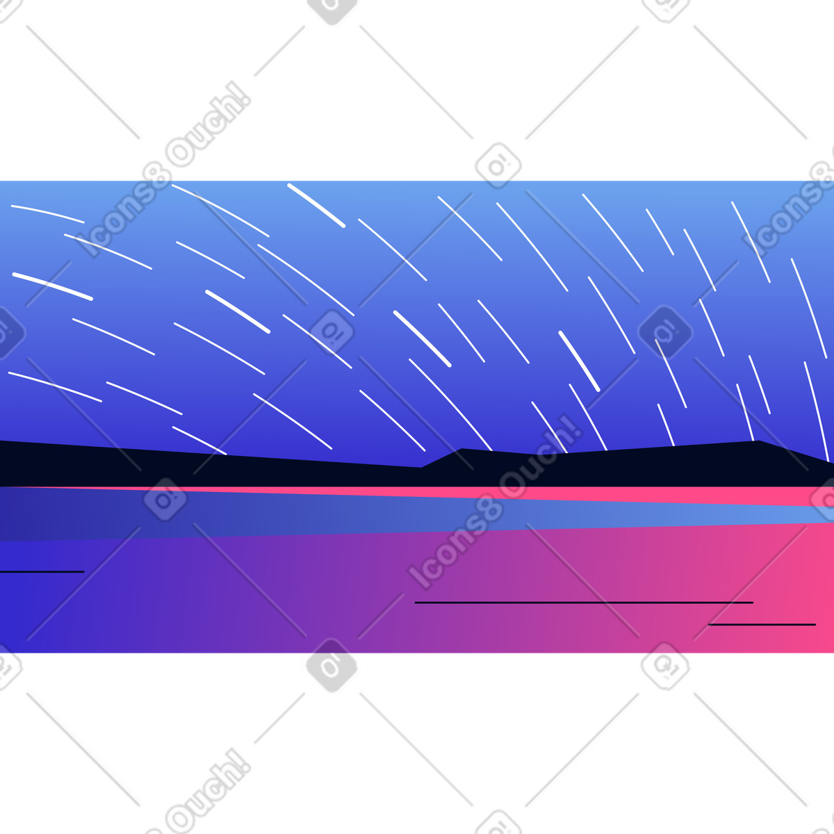 Background starry sky illustration in Space style download in PNG, SVG