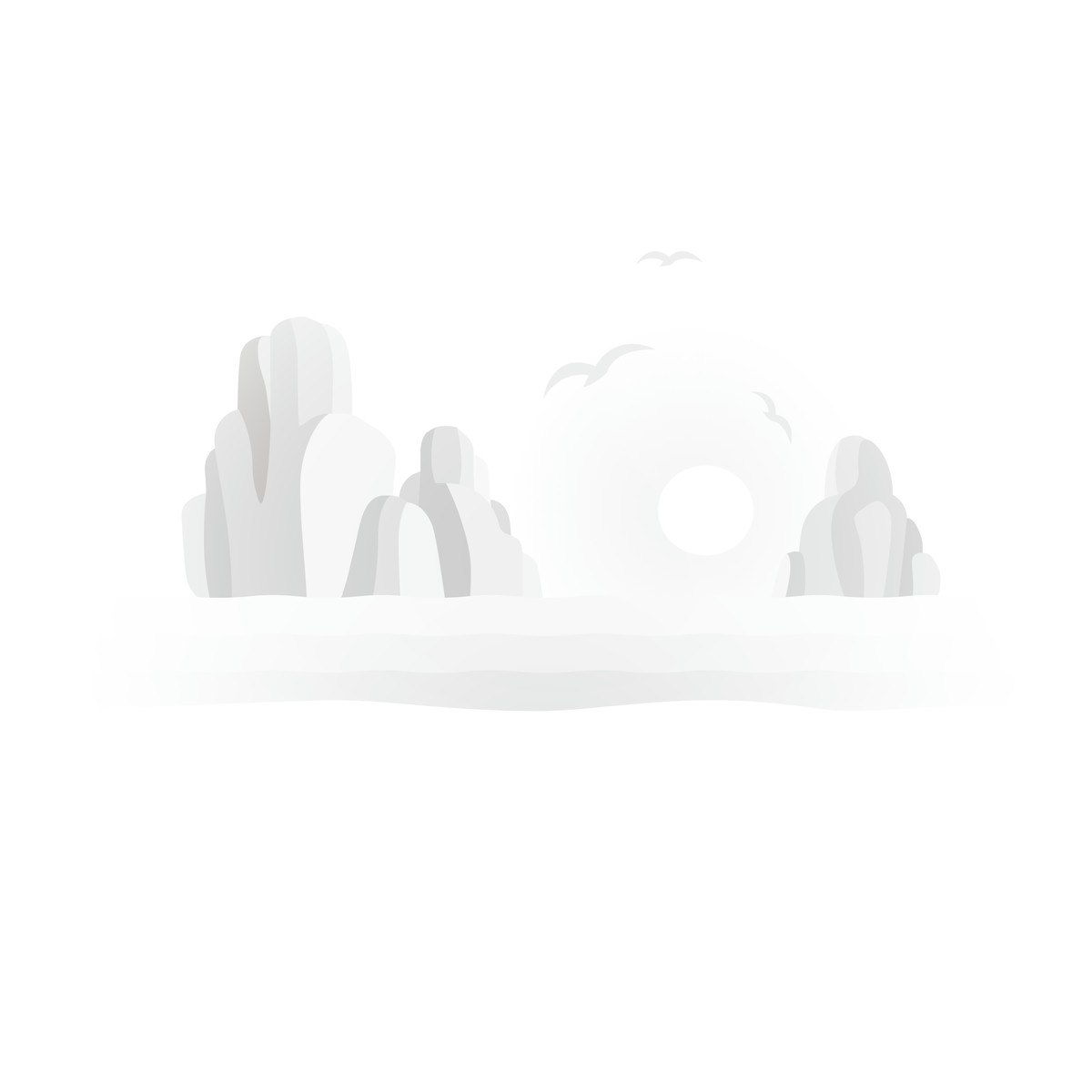 Иллюстрация Tropical beach в стиле Fogg — скачать в форматах PNG, SVG