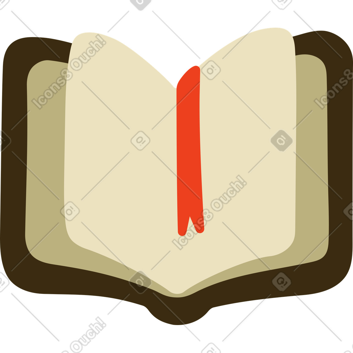 Book illustration in Arabica style download in PNG, SVG