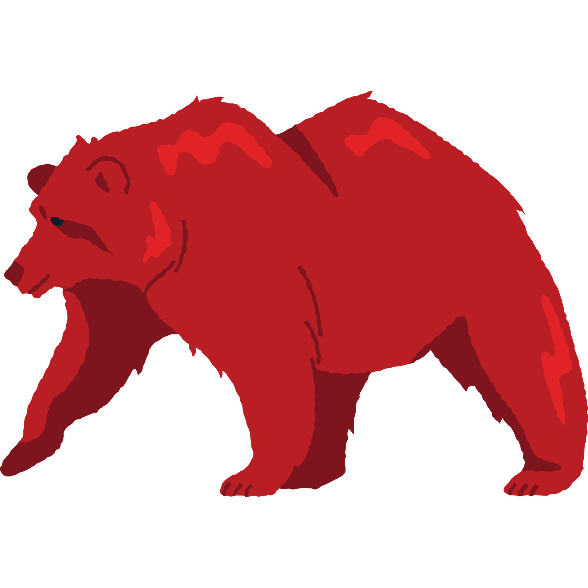 Bear illustrazione in stile Cherry scarica in PNG, SVG