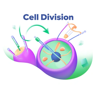 A modern pastel illustration depicting a series of centrioles, represented as small cylindrical structures, working together during cell division. The centrioles are shown at various stages, with some positioned at the poles of a dividing cell, while others organize microtubules. Surrounding the centrioles are vibrant lines that symbolize movement and dynamics. The background includes a stylized cell membrane, with a gentle gradient of soft colors to convey the biological environment. "Cell Division" is displayed prominently at the top in bold letters, with arrows indicating the direction of movement.