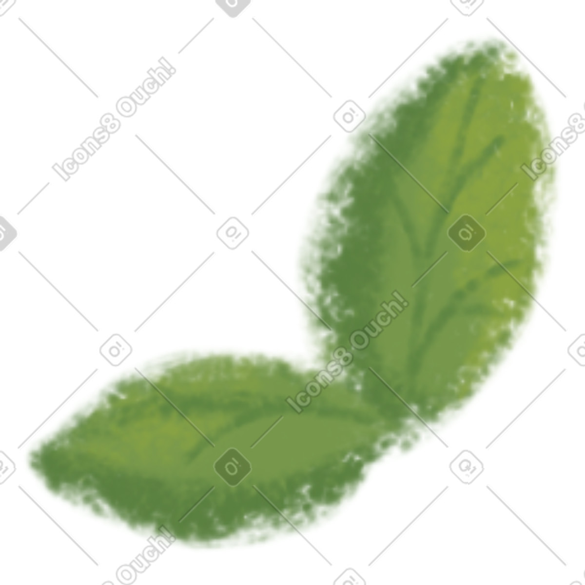 Leaf-Illustration im Toscana-Stil als Download in PNG, SVG