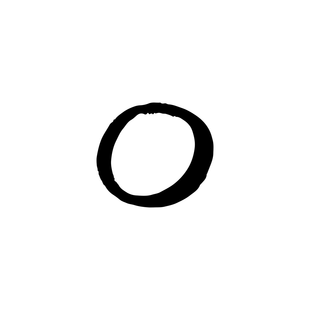 Curved ink strokes illustration in Scribbles style download in PNG, SVG