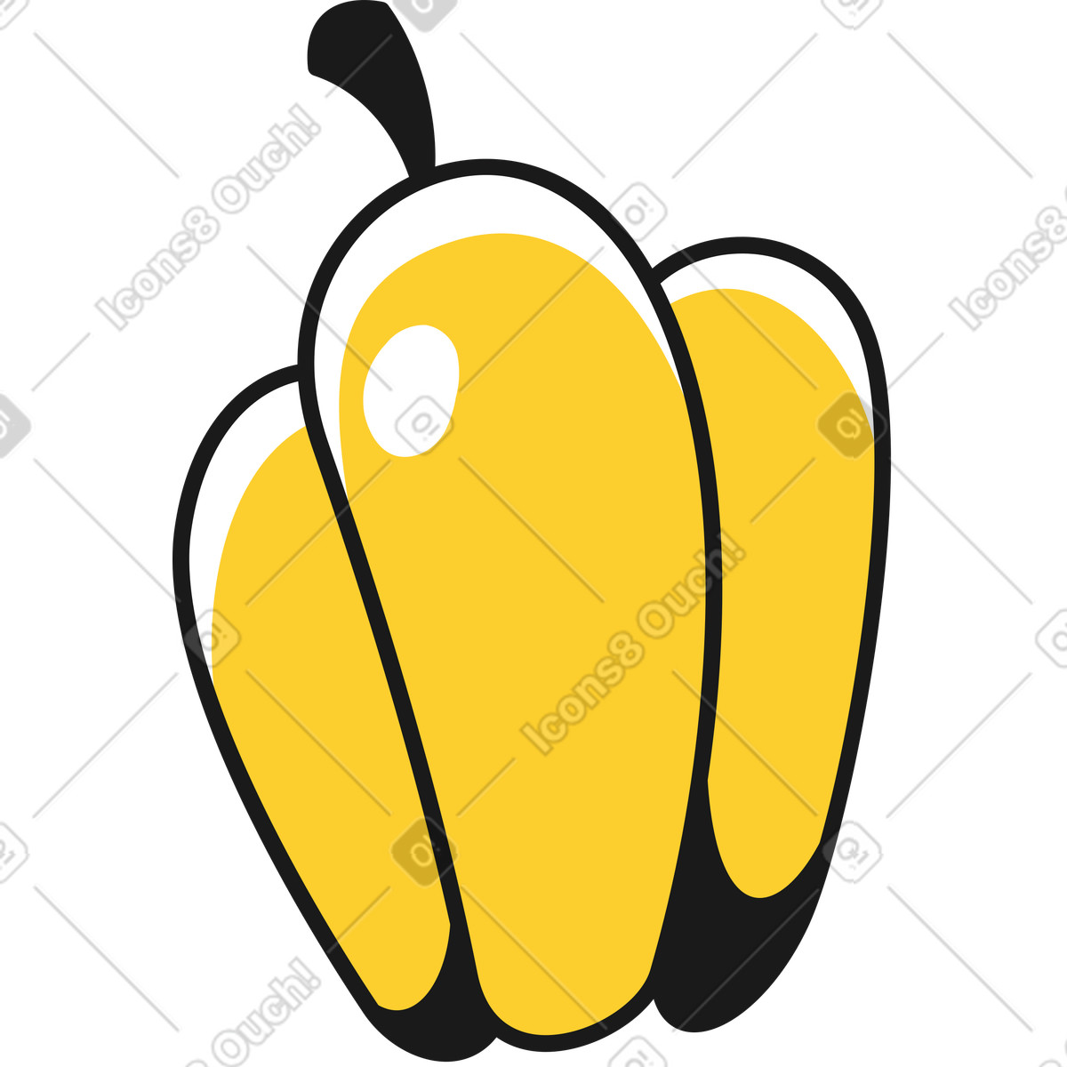 Ilustração de Pimenta em no estilo Taxi para baixar em PNG, SVG
