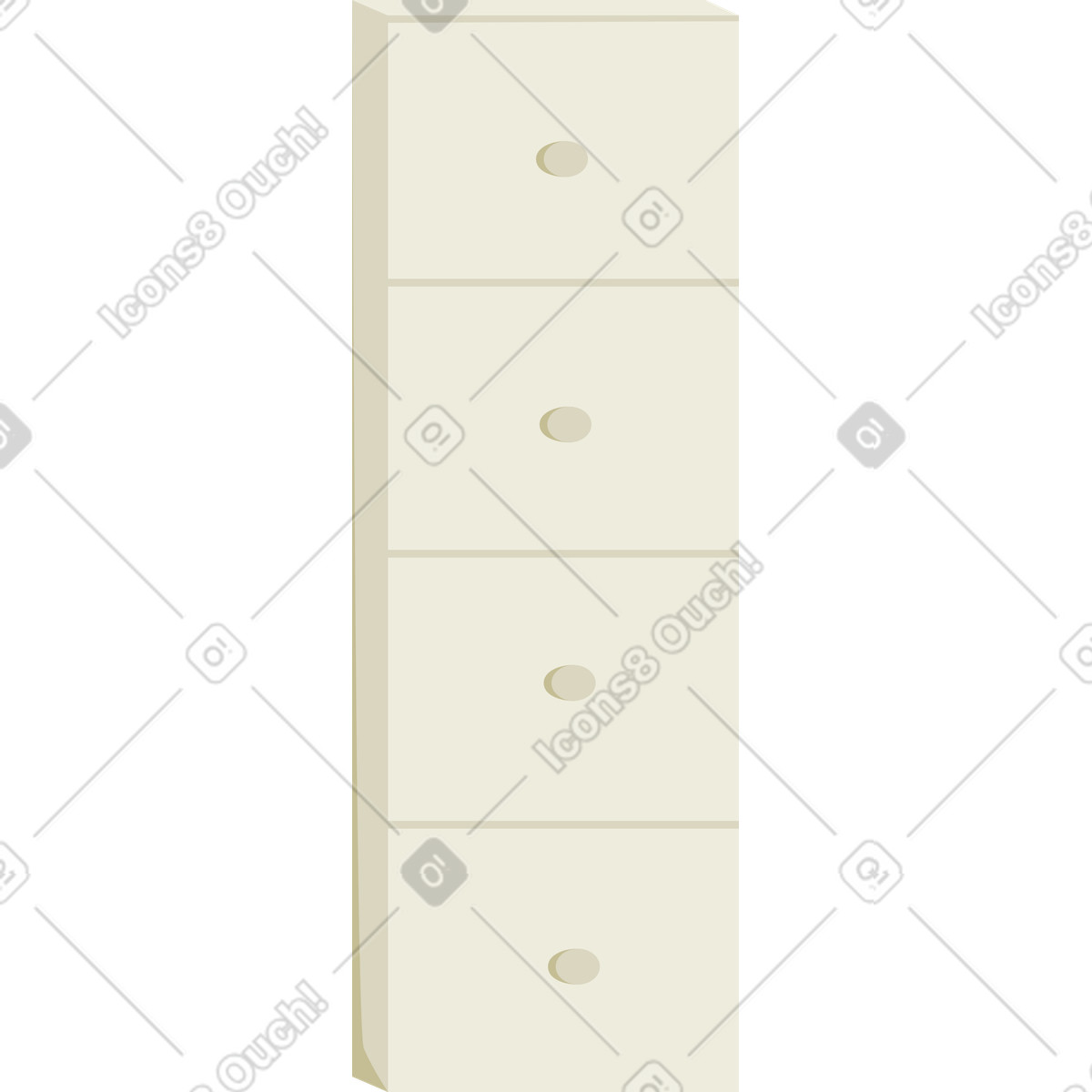 Illustration Commode dans le style Social à télécharger aux formats PNG, SVG