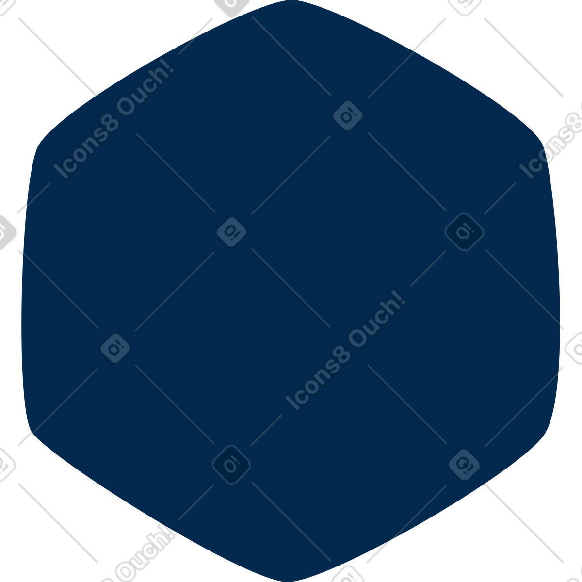 Illustration Hexagone dans le style Flame à télécharger aux formats PNG, SVG