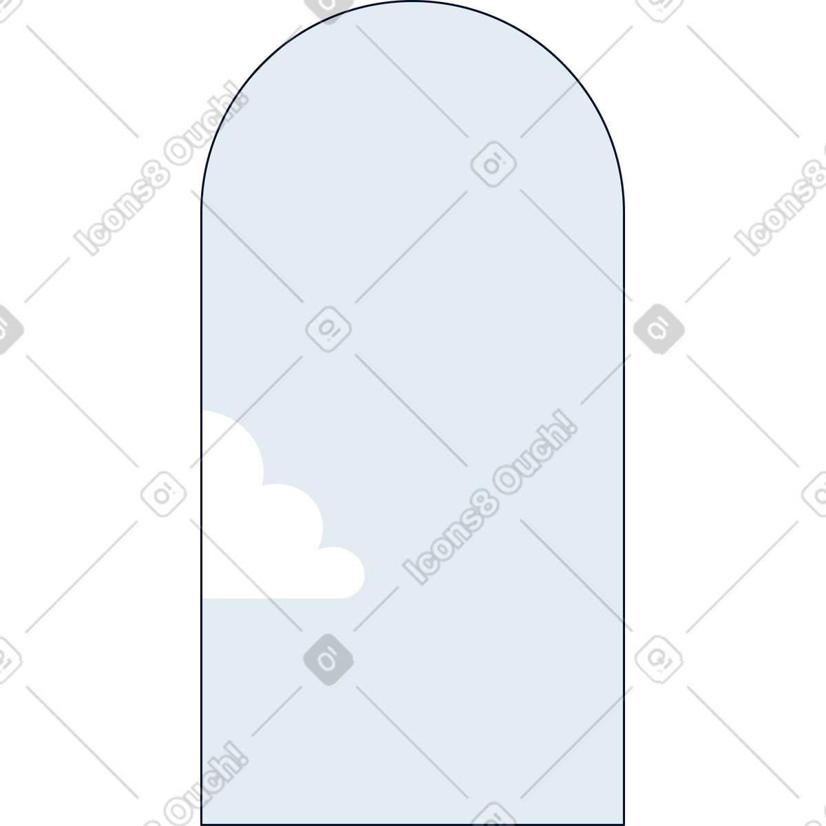 Teal スタイルの 雲の背景 のイラストをPNG、SVG形式でダウンロード