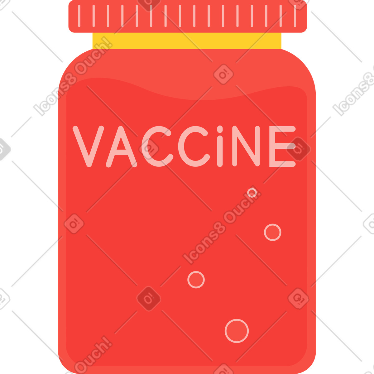 Vaccino illustrazione in stile Sammy scarica in PNG, SVG