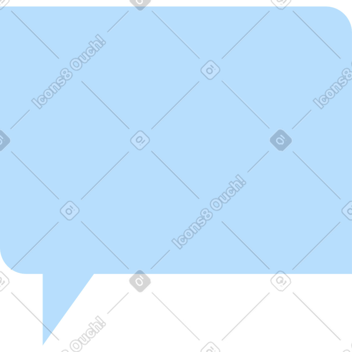 Vector 스타일의 말풍선 일러스트레이션 PNG, SVG 다운로드