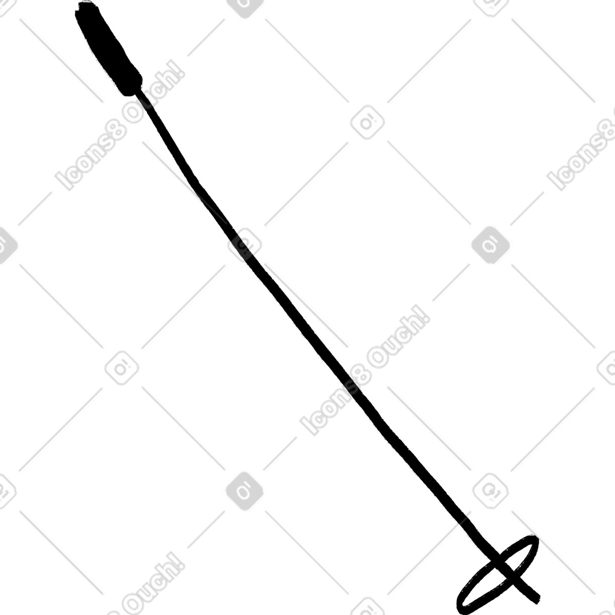 Illustration Ski pole dans le style Atomic à télécharger aux formats PNG, SVG